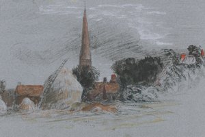 Maisematutkimus - heinänkorsi kirkon lähellä